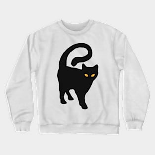 Black Cat Original Design For Cat Lovers Crewneck Sweatshirt